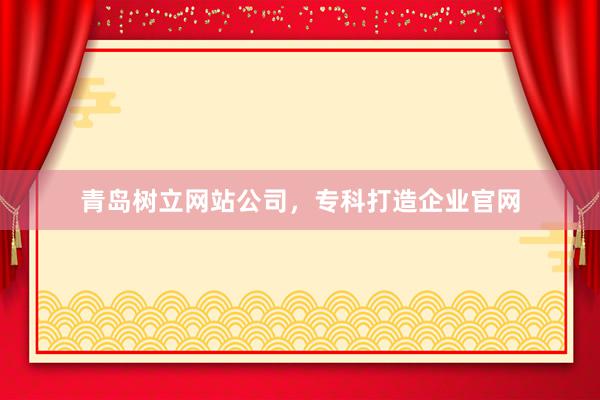 青岛树立网站公司，专科打造企业官网